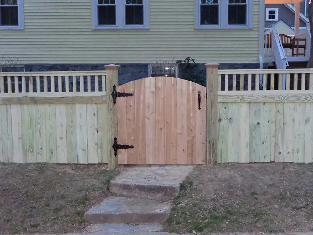 Solid Board with Cedar Gate