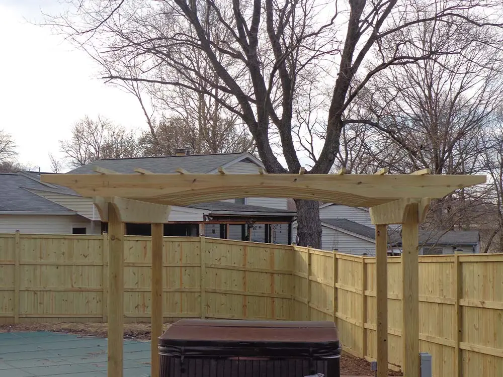 Pressure Treated Pine Fence & Pergola