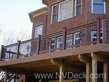 Below view of Composite & PVC Deck