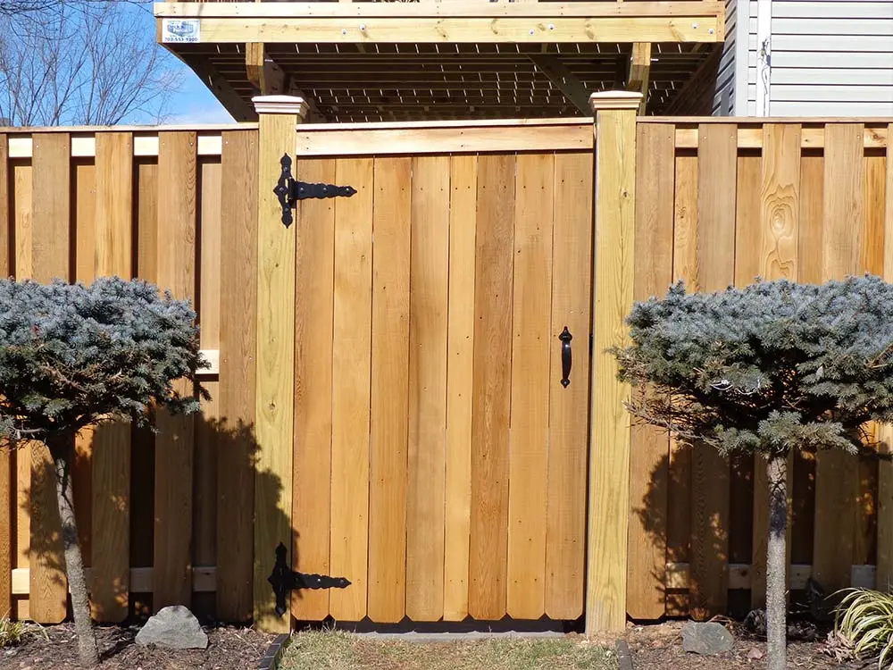 Custom Cedar Fence Gate