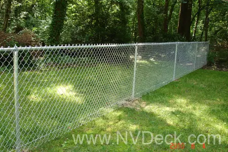 Gray Chain Link Fence