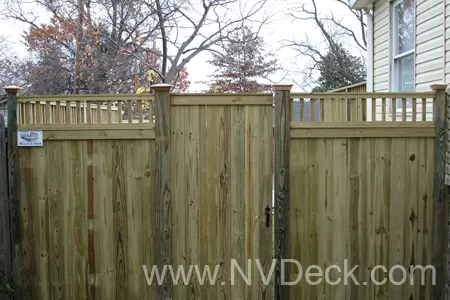 Tall Pine Gate and Fence
