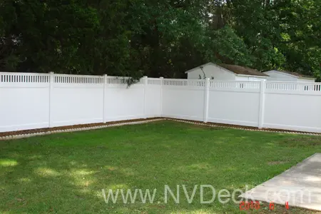 Vinyl Fence