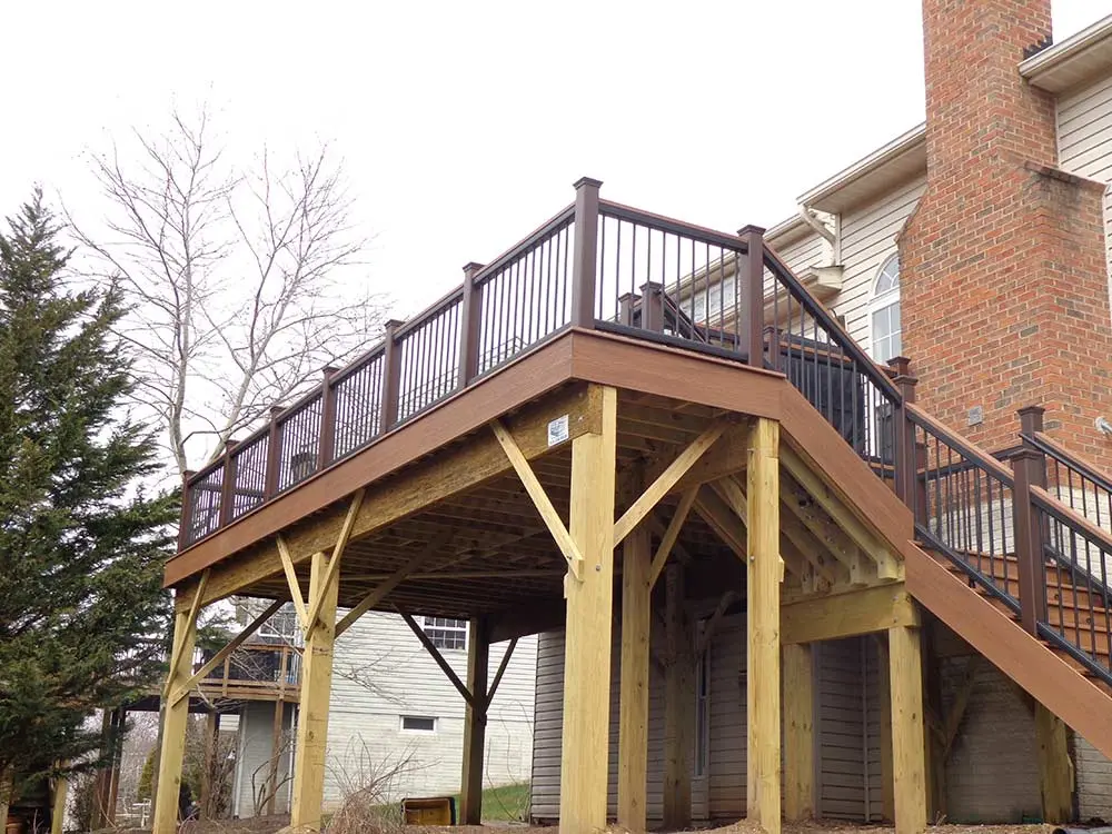 Underneath a Composite & PVC Deck